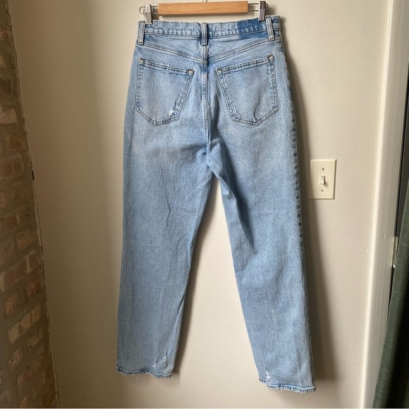 Abercrombie & Fitch the 90s straight ultra high rise Light Blue Jeans size 29 - Picture 7 of 9